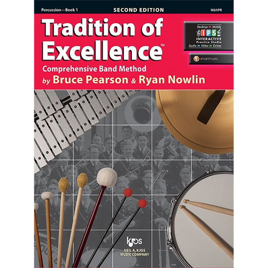 TRADITION OF EXCELLENCE W61PR PERCUSSION BOOK 1