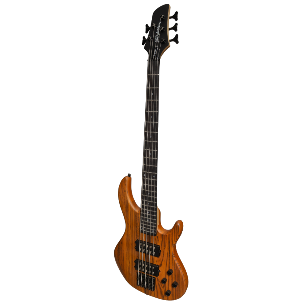 J&D LUTHIERS JDL-CB1/5-NST 5-STRING T STYLE CONTEMPORARY ACTIVE BASS (NATURAL STAIN)