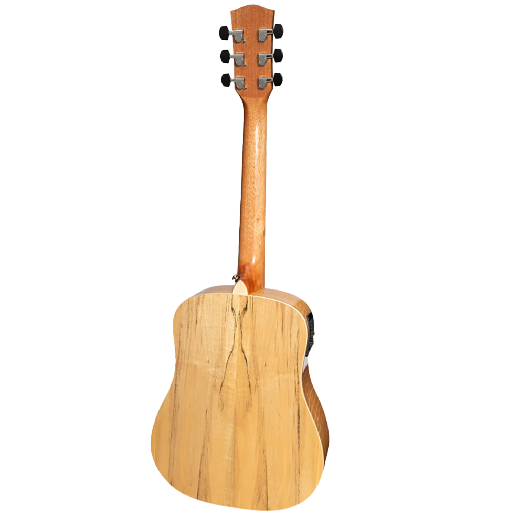 MARTINEZ MBT-31SM_NGL BABE TRAVELER SPALTED MAPLE NATURAL GLOSS