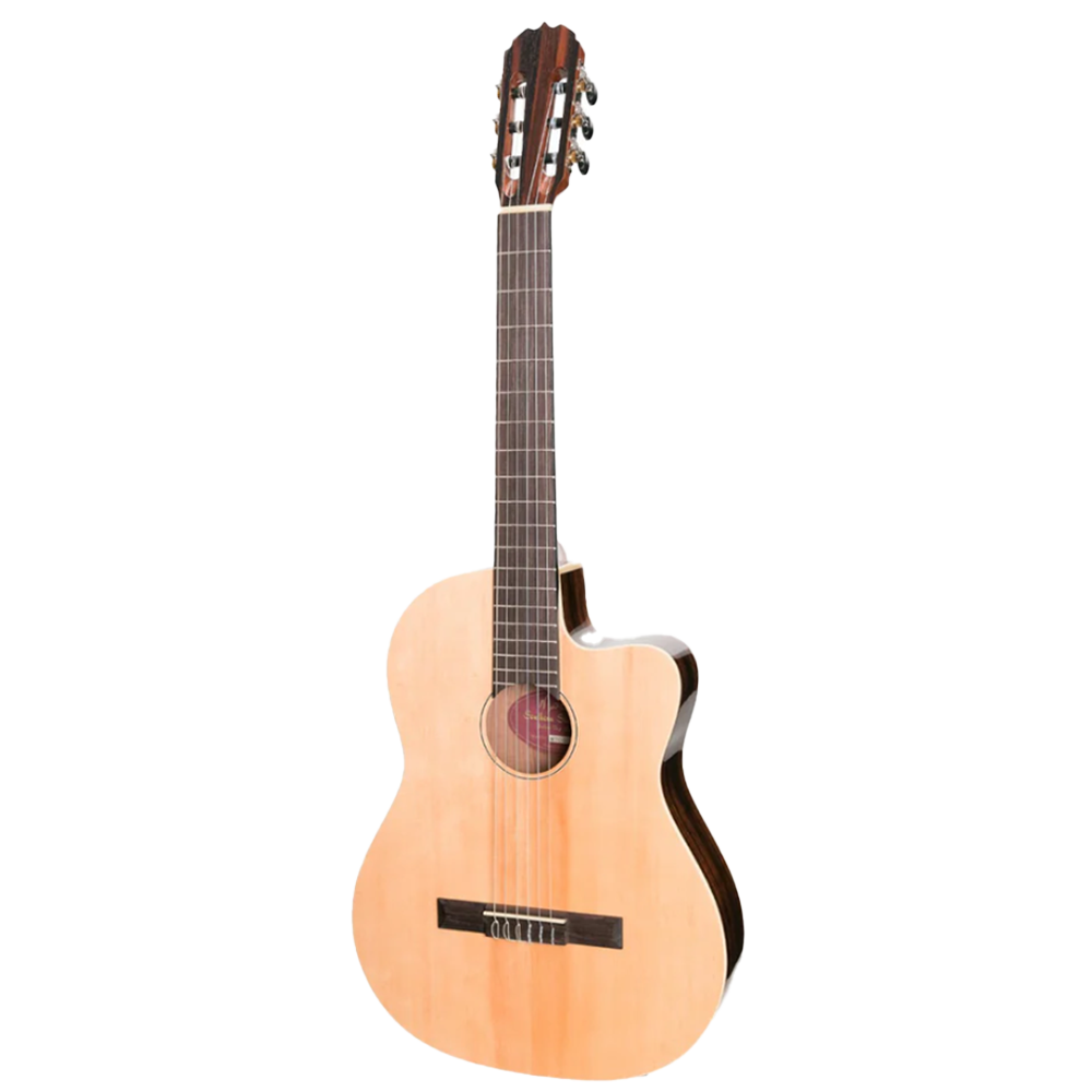 MARTINEZ MCTC-7C-NGL 'SOUTHERN STAR SERIES' SPRUCE SOLID TOP ACOUSTIC/ELECTRIC THINLINE CLASSICAL CUTAWAY NATURAL GLOSS