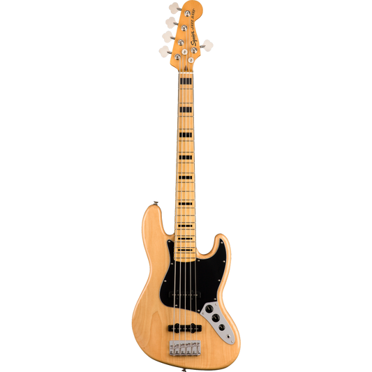 SQUIER CLASSIC VIBE 70S JAZZ BASS V MAPLE FINGERBOARD NATURAL