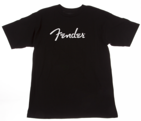 FENDER SPAGHETTI LOGO T-SHIRT BLACK XL