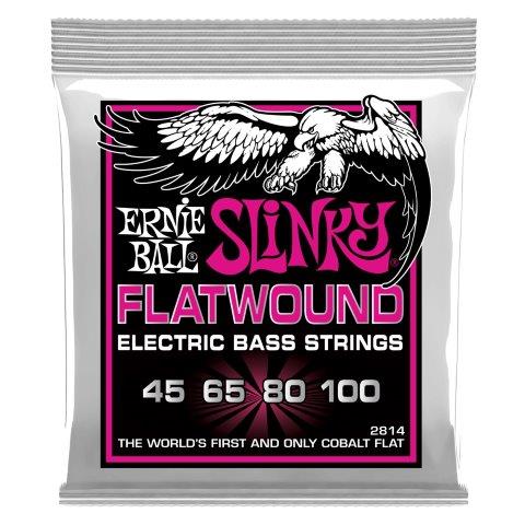 ERNIE BALL 45-100 SLINKY FLATWOUND ELECTRIC BASS STRINGS
