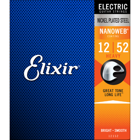 ELIXIR 12152 NANOWEB ELECTRIC HEAVY 12-52