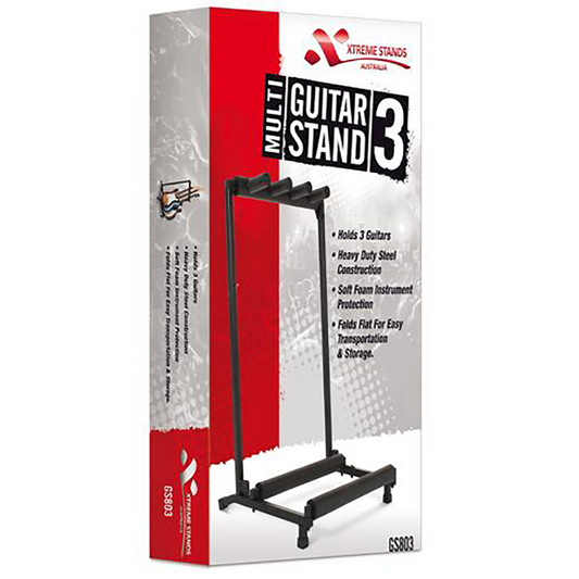 XTREME GS803 MULTI GUITAR RACK (3) STAND