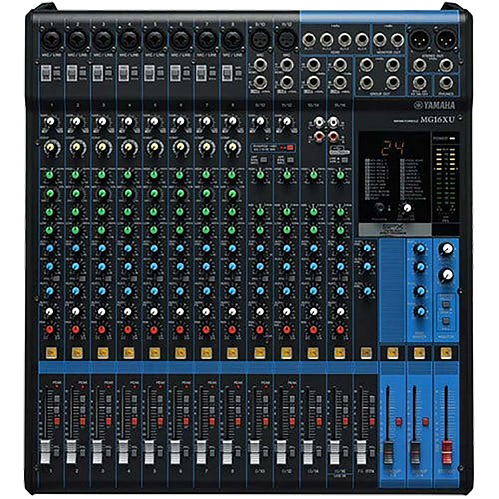 YAMAHA MG16XU D-PRE MIXER WITH EFFECTS AND USB