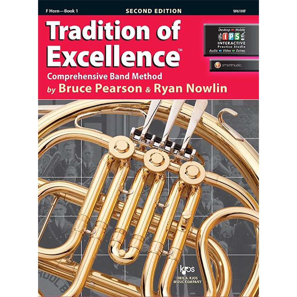 TRADITION OF EXCELLENCE W61HF F HORN BOOK 1