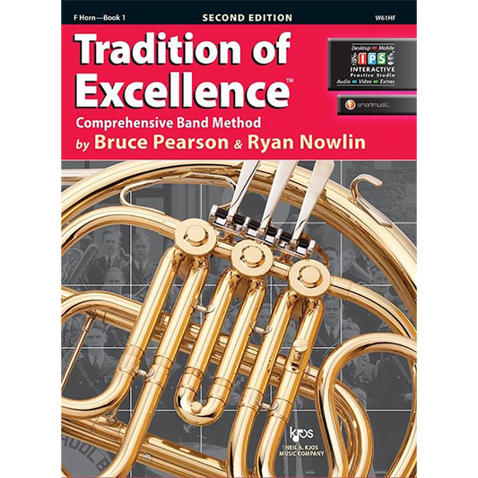 TRADITION OF EXCELLENCE W61HF F HORN BOOK 1
